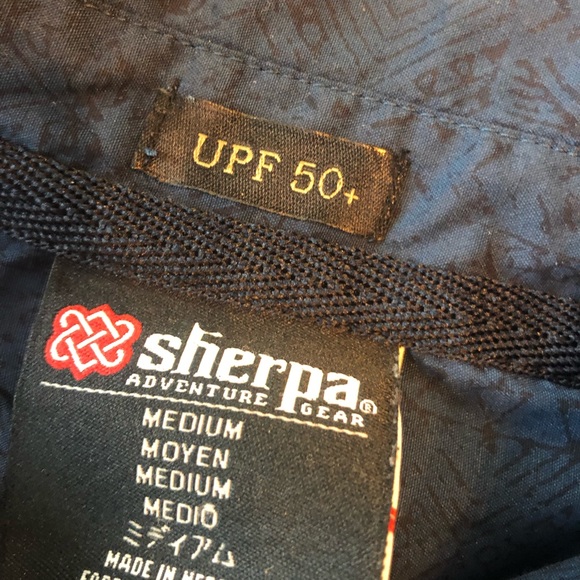 Sherpa Navy Pattern Shirt - Picture 3 of 3